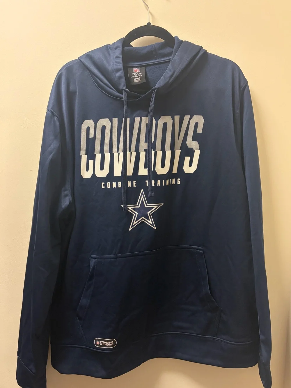Dallas Cowboys Hoodie Combine Training Pullover- Men XL